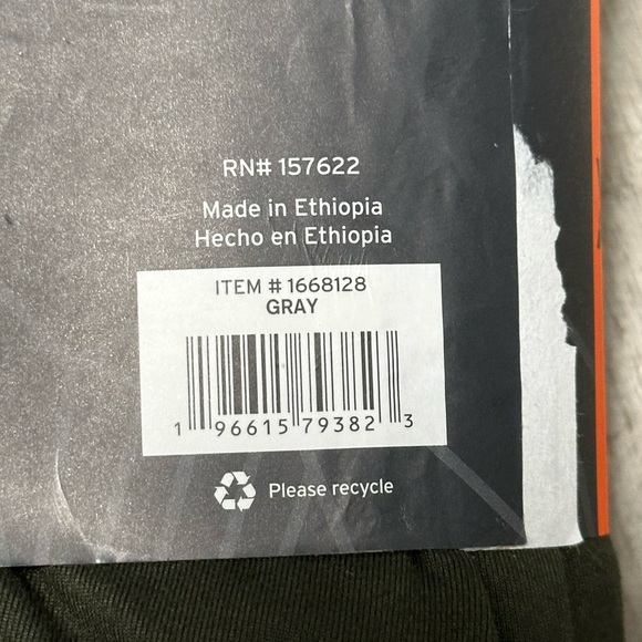 2 Pk Men's Eddie Bauer XXL 2XL Shorts Athletic Gray Olive Side Zipper Pocket NWT - Picture 9 of 9